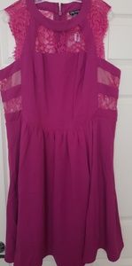 Lavendar dress w/lace